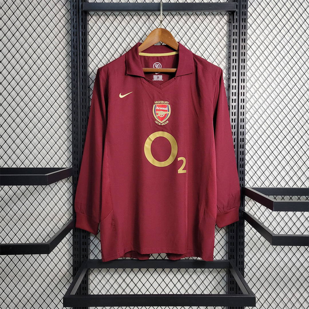 Arsenal 2005/06 Home Long Sleeve
