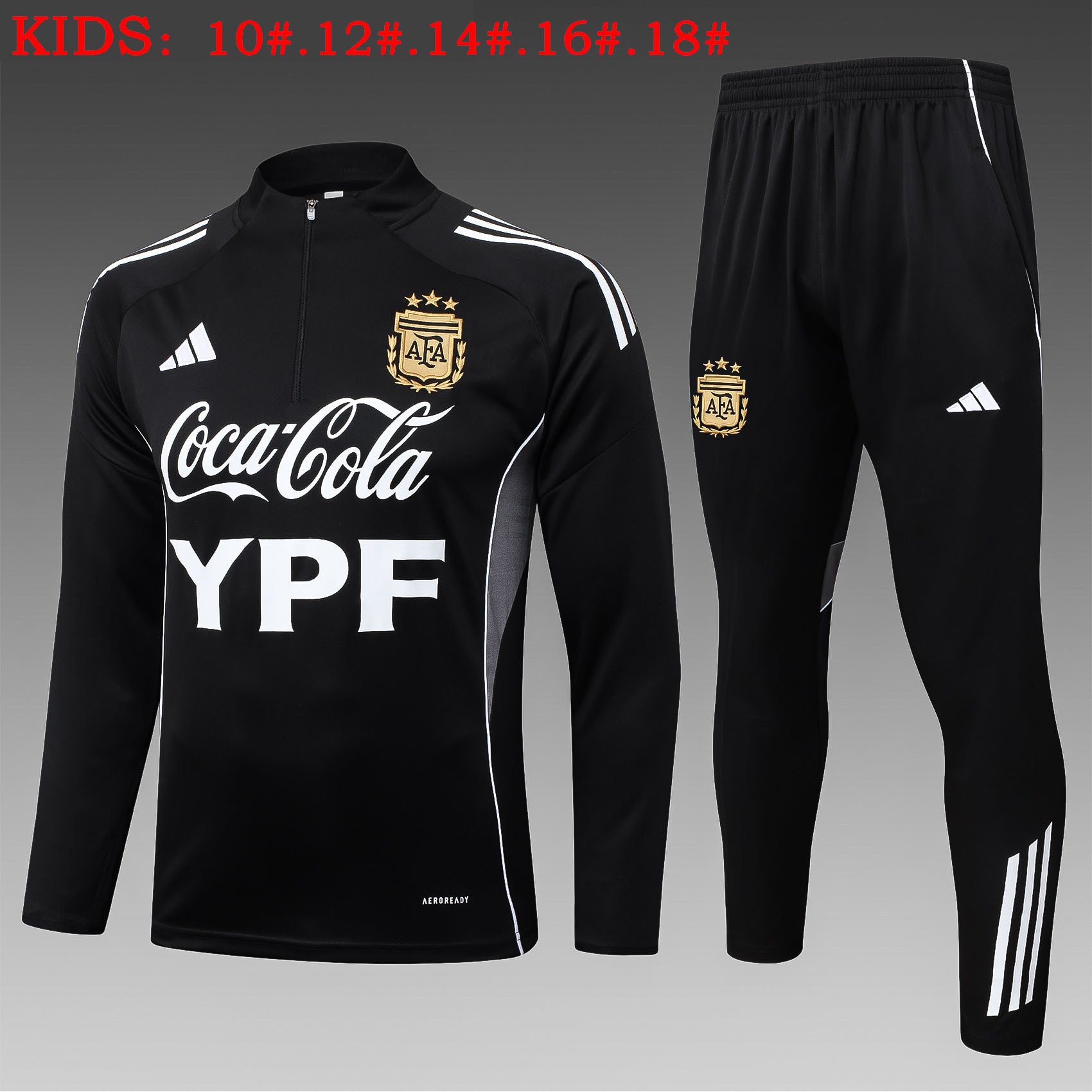 Argentina 2025/26 Black Tracksuit