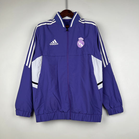 Real Madrid 2023 Purple Windbreaker