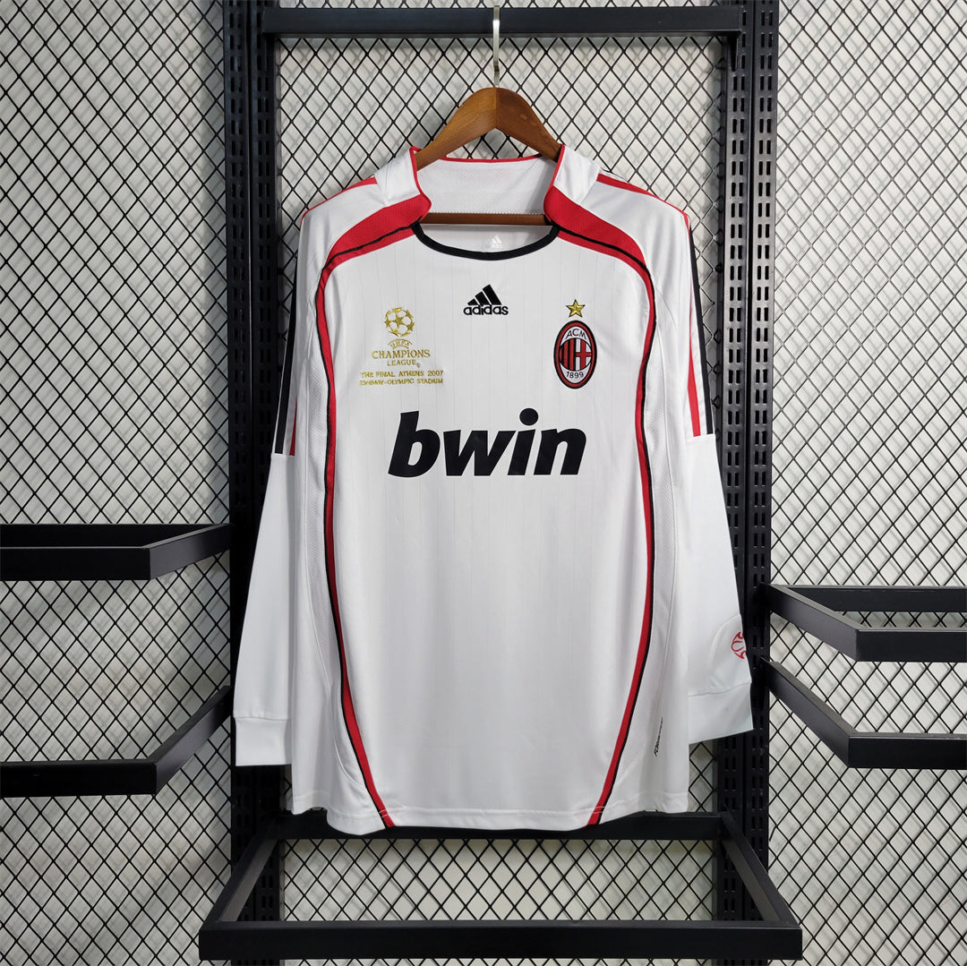 Camiseta de manga larga visitante del AC Milan 2006/07