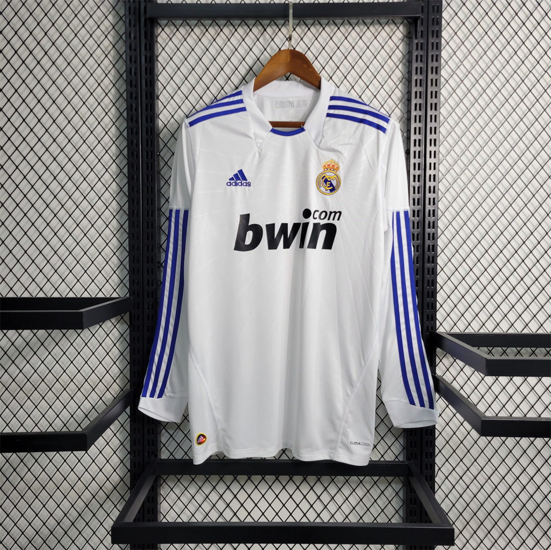 Real Madrid 2010/11 Home Long Sleeve