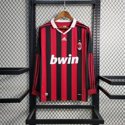 AC Milan 2009/10 Home Long Sleeve