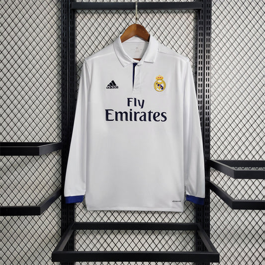 Camiseta de manga larga local del Real Madrid 2017/18