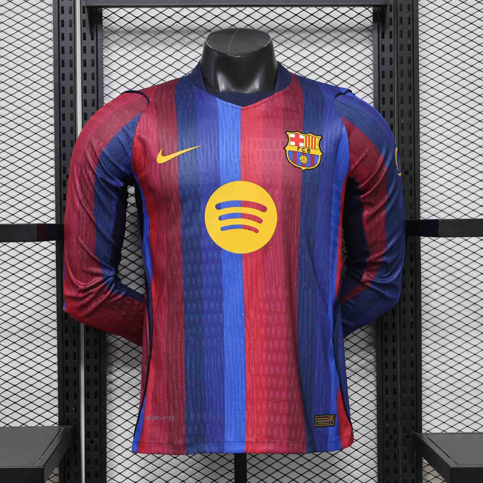 Barcelona 2026/27 Home Player Version Long Sleeve